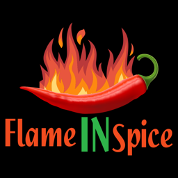 Flame IN Spice logo.